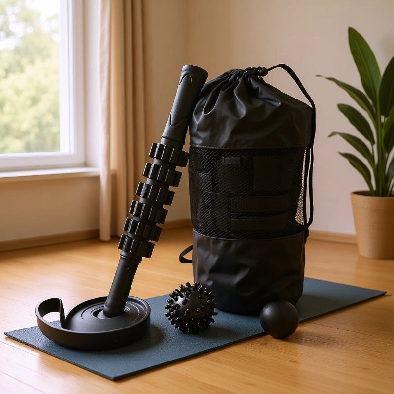 Kit de Récupération Musculaire Complet - Rouleau, Bâton & Balles de Massage