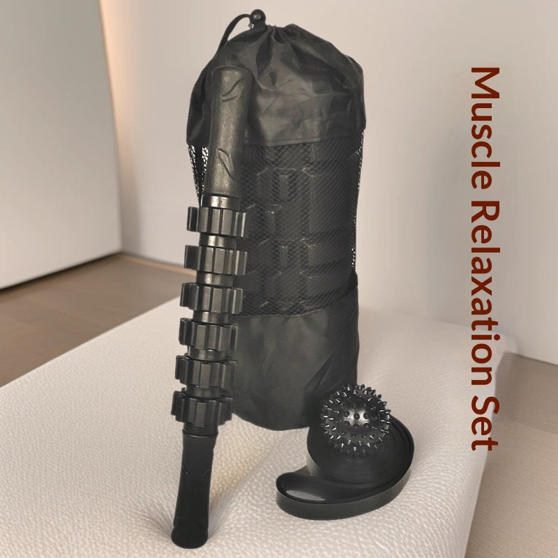 Kit de Récupération Musculaire Complet - Rouleau, Bâton & Balles de Massage